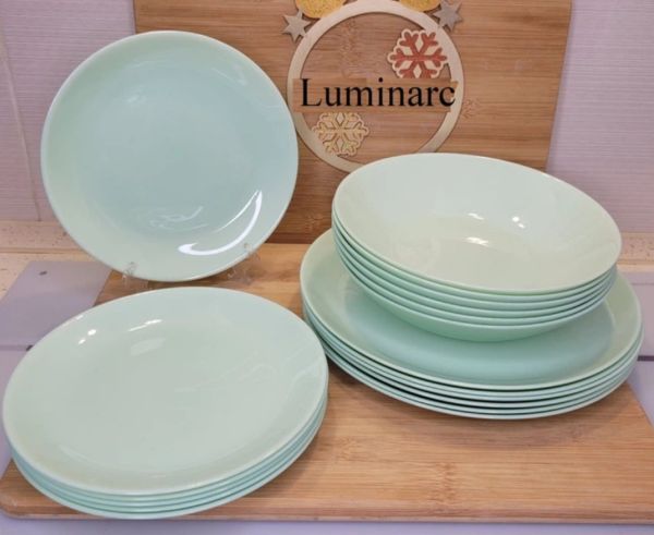 Тарілка LUMINARC  Plumi Paradise Green 22см